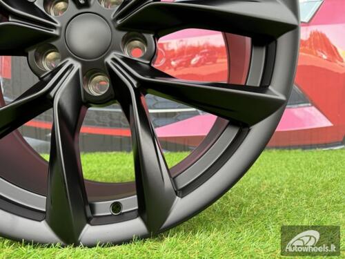 Ratlankis R18x8.5  5X114.3  ET  40  64.1  Y1168  Black Half Matt (BLHM)  For TESLA  (K4+P)  (Model 3)