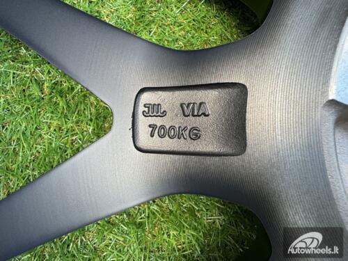 Ratlankis R20x9.5  5X112  ET  43  66.6  B5318  Black Half Matt+Polished Lip (BLHMPL)  For MER  (P2+P+K4)  (REAR+FRONT)