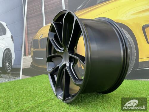 Ratlankis R22x11.5  5X130  ET  61  71.6  H5084  (3S5985)  Black Half Matt (BLHM)  For PORCH  (K4+M)  (HYBRID FORGED (Rear+Front))