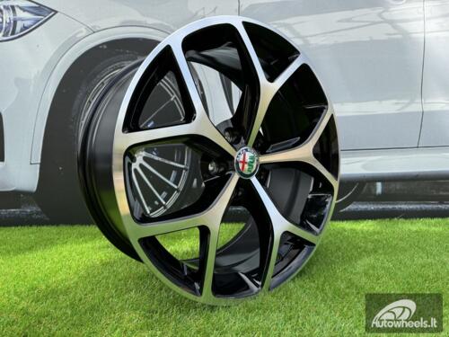 Ratlankis R18x8  5X110  ET  40  65.1  XE261  Black Polished (MB)  For ALFA  (P1)