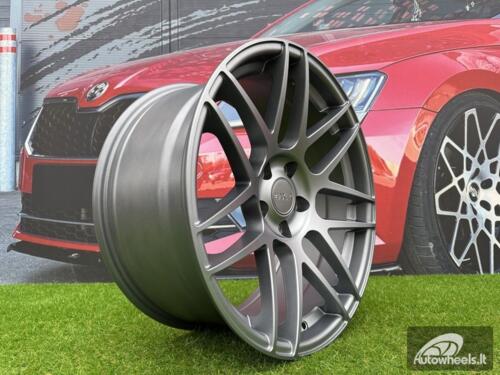 Ratlankis R19x9  5X120  ET  30  72.6  XF995  (HX022)  Gun Metal Half Matt (GMHM)  For HAXER  (K4+P1)  (Rear+Front)