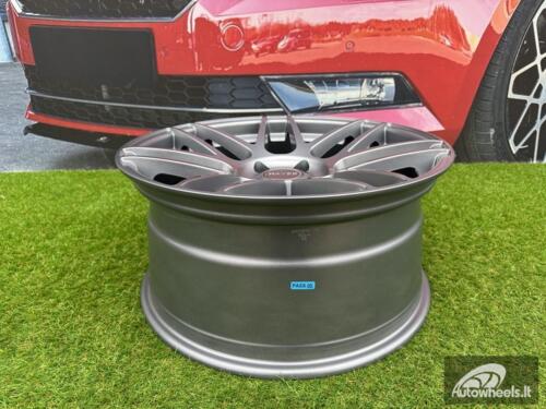 Ratlankis R19x9  5X120  ET  30  72.6  XF995  (HX022)  Gun Metal Half Matt (GMHM)  For HAXER  (K4+P1)  (Rear+Front)