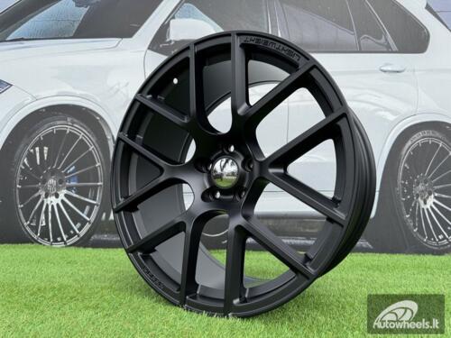 Ratlankis R20x9  5X115  ET  21  71.6  A6014  Black Half Matt (BLHM)  For DODGE  (P)