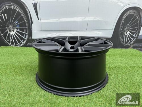 Ratlankis R20x9  5X115  ET  21  71.6  A6014  Black Half Matt (BLHM)  For DODGE  (P)