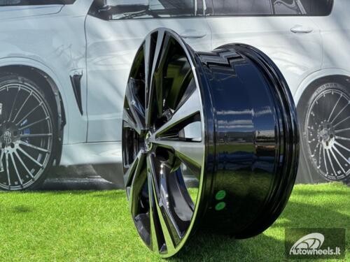 Ratlankis R17x7  5X114.3  ET  40  66.1  A5832  Black Polished (MB)  For NISS  (P)