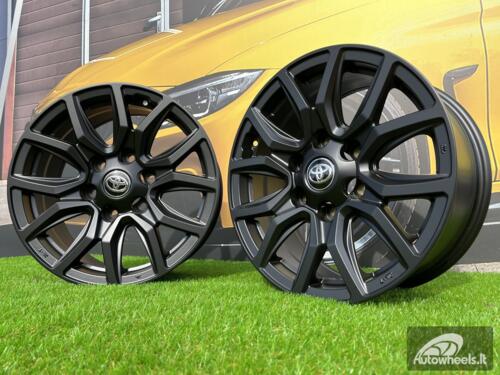 Ratlankis R17x7.5  6X139.7  ET  30  106.1  A6238  Black Matt (BM)  For 4X4  (P)  (TOYOT)