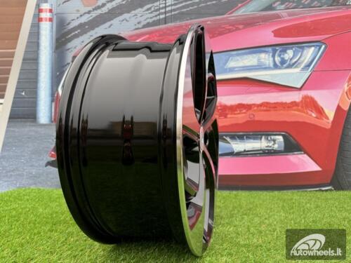 Ratlankis R17x7  5X114.3  ET  51  67.1  B1278  (BK5312)  Black Polished (MB)  For HYUND  (D1)