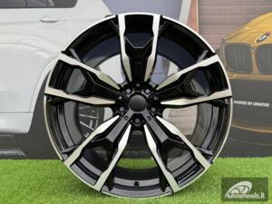Ratlankis R20x8  5X112  ET  27  66.6  Y0204  Black Polished (MB)  For BMW  (K4+P+Z4)  (New X3 (Rear+Front))