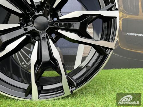 Ratlankis R20x8  5X112  ET  27  66.6  Y0204  Black Polished (MB)  For BMW  (K4+P+Z4)  (X3 (Rear+Front))