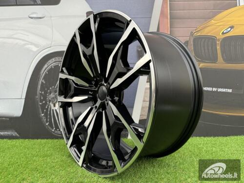 Ratlankis R20x8  5X112  ET  27  66.6  Y0204  Black Polished (MB)  For BMW  (P+Z4)  (X3 (Rear+Front))