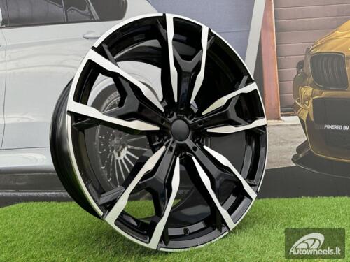 Ratlankis R20x8  5X112  ET  27  66.6  Y0204  Black Polished (MB)  For BMW  (P+Z4)  (X3 (Rear+Front))