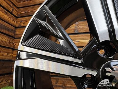 Ratlankis R18x7.5  4X108  ET  32  65.1  Y1187  Black Polished (MB)  For PEUG  (P)  (NEW Design Carved Spokes)