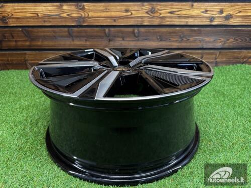 Ratlankis R18x7.5  4X108  ET  32  65.1  Y1187  Black Polished (MB)  For PEUG  (P)  (NEW Design Carved Spokes)