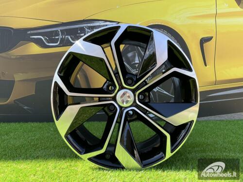 Ratlankis R18x7.5  5X114.3  ET  46  66.1  B5168  Black Polished (MB)  For RENAU  (R)