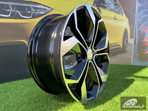 Ratlankis R18x7.5  5X114.3  ET  46  66.1  B5168  Black Polished (MB)  For RENAU  (R)