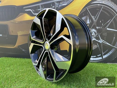Ratlankis R18x7.5  5X114.3  ET  46  66.1  B5168  Black Polished (MB)  For RENAU  (R)