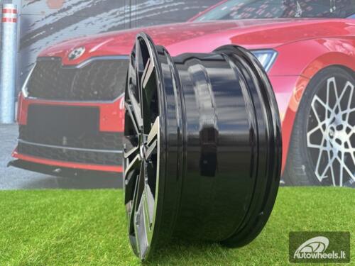 Ratlankis R15x6.5  4X100  ET  37  60.1  B5920  Black Polished (MB)  For RENAU  (R+P2)