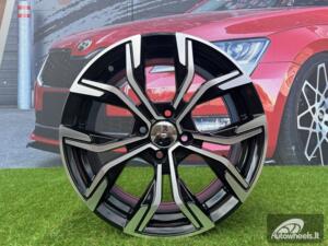 Ratlankis R15x6.5  4X100  ET  37  60.1  B5920  Black Polished (MB)  For RENAU  (R+P2)