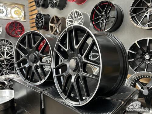 Ratlankis R18x8.5  5X112  ET  43  66.6  B1258  Black Half Matt+Polished Lip (BLHMPL)  For MER  (P+N+Z2+Z4)  ())