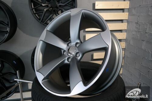 Ratlankis R18x8.5  5X112  ET  29  66.5  BK217  (BY939)  Grey Polished Half Matt (MGHM)  For AUD  (P+Z3)