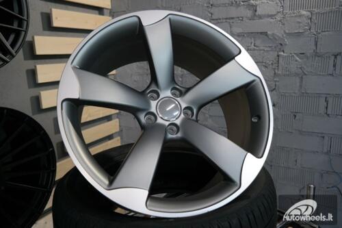 Ratlankis R18x8.5  5X112  ET  29  66.5  BK217  (BY939)  Grey Polished Half Matt (MGHM)  For AUD  (P+Z3)