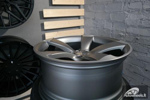 Ratlankis R18x8.5  5X112  ET  29  66.5  BK217  (BY939)  Grey Polished Half Matt (MGHM)  For AUD  (P+Z3)