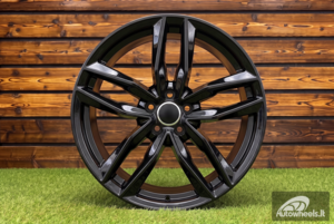 Ratlankis R18x8  5X112  ET  39  66.5  BK690  (BY1126)  Black (BL)  For AUD  (Z1)