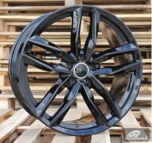 Ratlankis R18x8  5X112  ET  39  66.5  BK690  (BY1126)  Black (BL)  For AUD  (Z3)