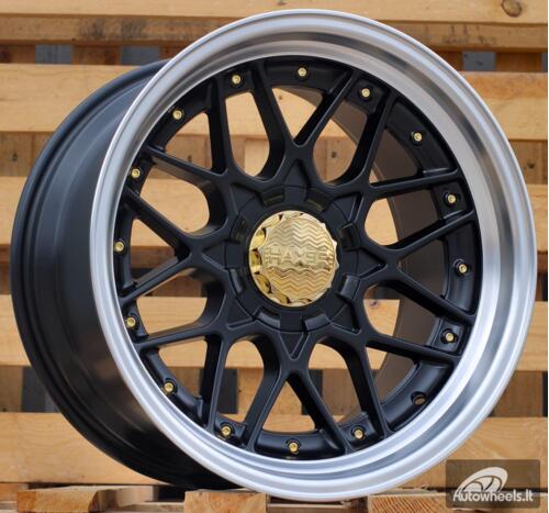 Ratlankis R18x10  10X120/112  ET  15  74.1  HX025  (HX025)  Black Half Matt+Polished Lip (BLHMPL)  For HAXER  (P)  (Rear)