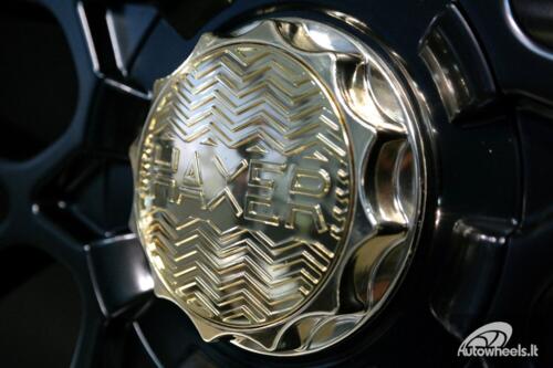 Ratlankis R18x9  10X120/112  ET  20  74.1  HX025  (HX025)  Black Half Matt+Polished Lip (BLHMPL)  For HAXER  (P)  (Front)