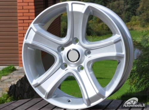 Ratlankis R17x7.5  5X130  ET  55  71.6  BK258  Silver (SI)  For VW  (K7)  (Touareg )