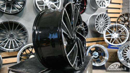 Ratlankis R17x7  5X112  ET  45  57.1  B5772  (IN5481)  Black Polished (MB)  For VW  (A)