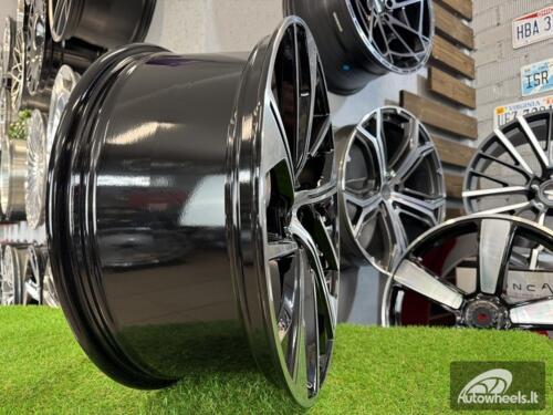 Ratlankis R20x8.5  5X112  ET  34  66.5  B5907  (IN5565)  Black Polished (MB)  For AUD  (K7+M)