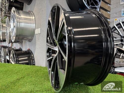 Ratlankis R20x8.5  5X112  ET  34  66.5  B5907  (IN5565)  Black Polished (MB)  For AUD  (K7+M)