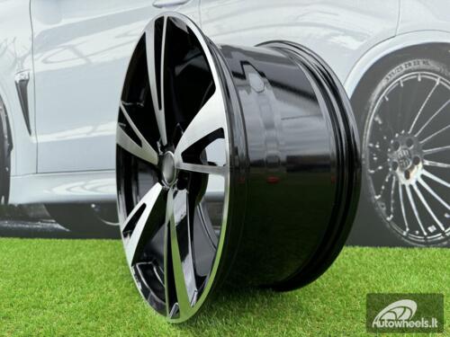 Ratlankis R19x8.5  5X112  ET  40  66.5  I5553  Black Polished (MB)  For AUD  (K7)