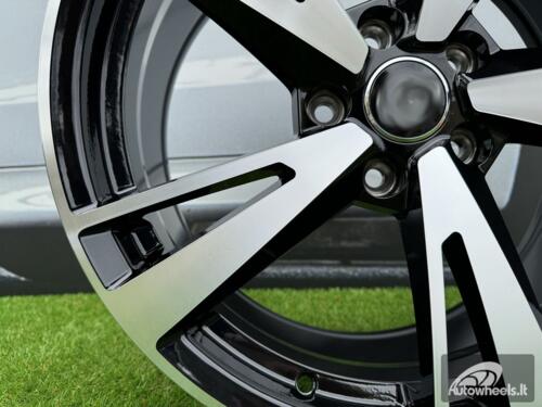 Ratlankis R19x8.5  5X112  ET  40  66.5  I5553  Black Polished (MB)  For AUD  (K7)