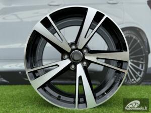 Ratlankis R19x8.5  5X112  ET  40  66.5  I5553  Black Polished (MB)  For AUD  (K7)