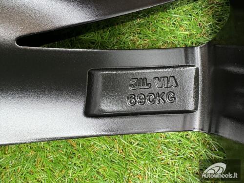 Ratlankis R19x8.5  5X112  ET  40  66.5  I5553  Black Polished (MB)  For AUD  (K7+P2)