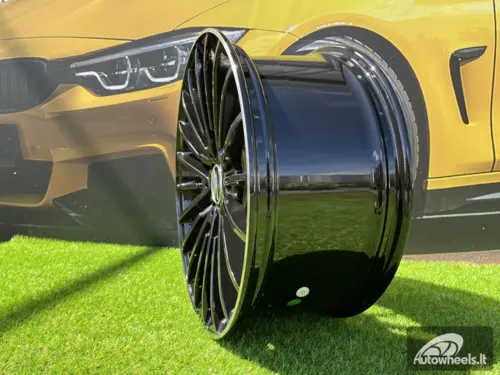 Ratlankis R19x9.5  5X112  ET  38  66.6  MR532  (IN0235)  Black+Polished Lip (BLPL)  For MER  (P2)  (Rear+Front)