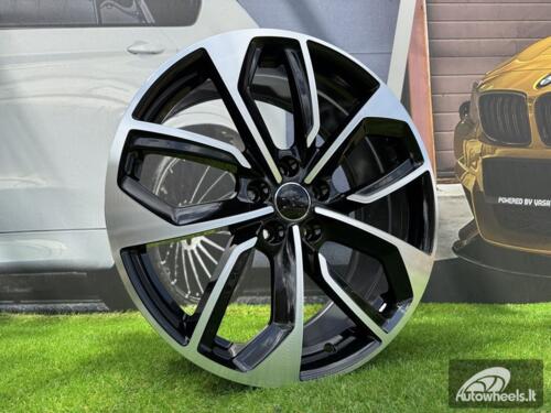 Ratlankis R19x8  5X112  ET  49  57.1  3S5979  Black Polished (MB)  For AUD  (K2)  (HYBRID FORGED New Model)