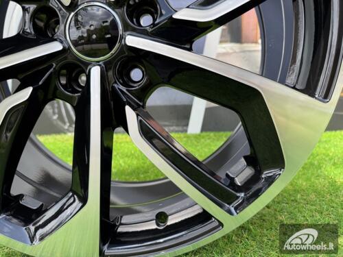 Ratlankis R19x8  5X112  ET  49  57.1  3S5979  Black Polished (MB)  For AUD  (K4)  (HYBRID FORGED New Model)