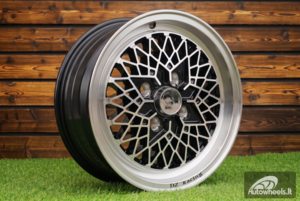 Ratlankis R13x5.5  4X100  ET  30  67.1  L1352  Black Polished (MB)  For RACIN  (R)
