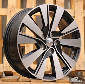 Ratlankis R18x7.5  5X114.3  ET  45  67.1  L1469  Black Polished (MB)  For KIA  (K3)