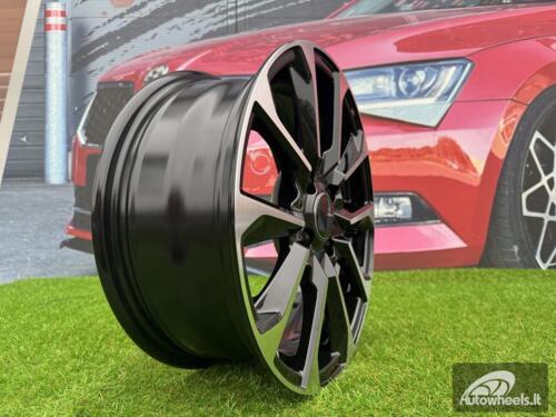 Ratlankis R15x6  4X100  ET  40  60.1  L1666  Black Polished (MB)  For RACIN  (Z5+Z6)