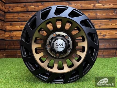 Ratlankis R15x8  5X139.7  ET  0  110.1  L2143  Black+Bronze Polish (BLBR)  For 4X4  (P1)