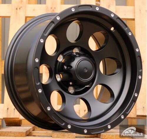 Ratlankis R16x8  6X139.7  ET  M20  110.1  LU521  Black Half Matt (BLHM)  For 4X4  (P1)