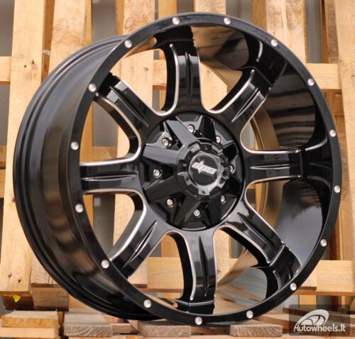 Ratlankis R20x9  10X139/150  ET  0  110.1  LU901  Black (BL)  For 4X4  (K3)  (Milling)