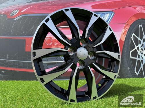 Ratlankis R15x6  4X100  ET  45  60.1  SW301  Black Polished (MB)  For RACIN  (P1)