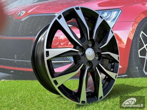 Ratlankis R15x6  4X100  ET  45  60.1  SW301  Black Polished (MB)  For RACIN  (P1)