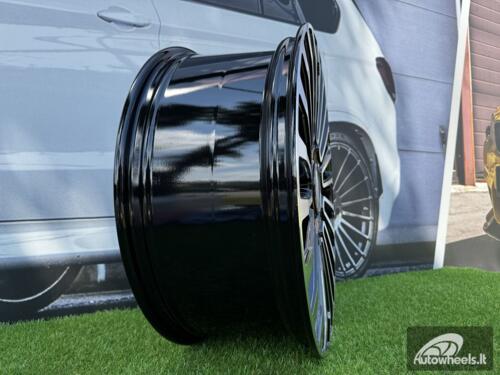 Ratlankis R22x9  5X108  ET  45  63.3  B1365  (IN0323)  Black Polished (MB)  For LAND  (Z5)  (MANSORY)